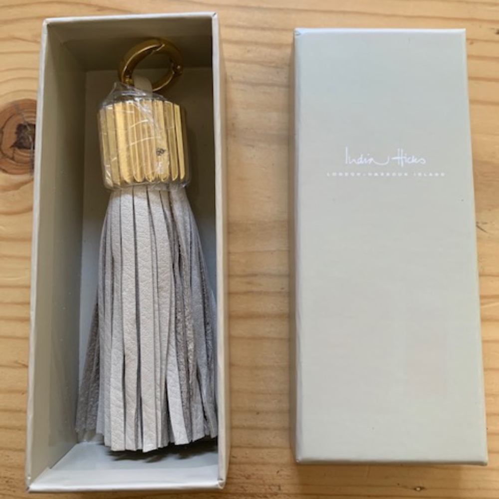 Agra Tassel Ivory- India Hicks- Brand new in box